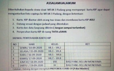 Penyerahan Fotocopy Kartu PIP