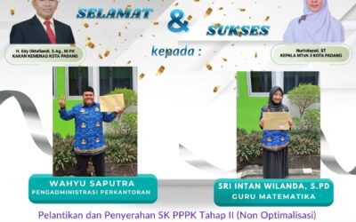 MTsN 3 Kota Padang Rayakan Pelantikan dan Penyerahan SK PPPK Tahap II Formasi 2024