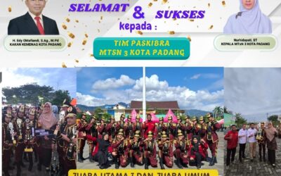 Tim Paskibra MTsN 3 Kota Padang Melaju ke Final Nasional Usai Sabet Juara Umum di Sumbar