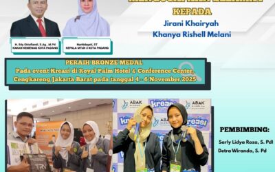 Tim MTsN 3 Kota Padang Raih Medali Perunggu di Ajang Kreasi 2025 Tingkat Nasional