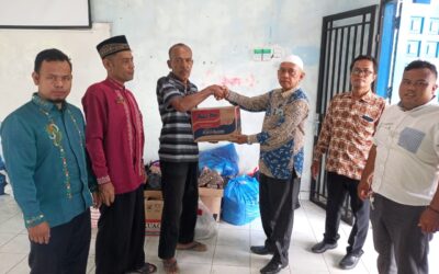Tim Tanggap Bencana Kembali MTsN 3 Kota Padang Salurkan Bantuan untuk Siswa dan Orang Tua Terdampak Banjir Bandang