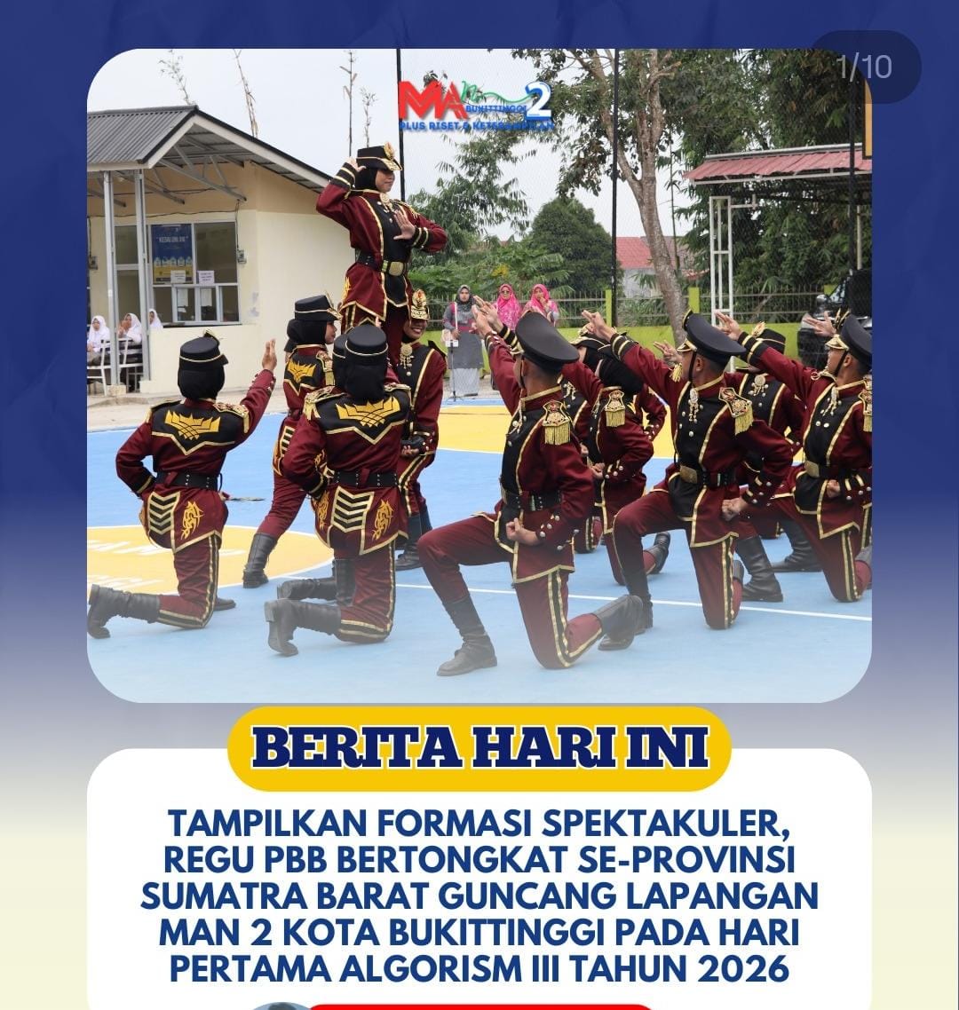 MTsN 3 Kota Padang Raih Juara III Lomba PBB se-Sumatera Barat