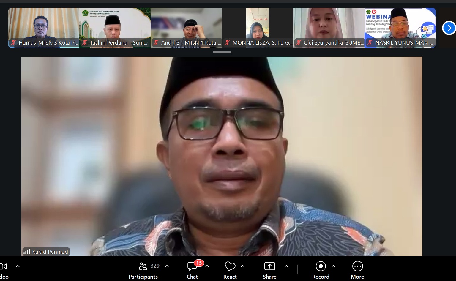 Humas MTsN 3 Kota Padang Ikuti Konsolidasi Kanwil Se-Sumbar: Saatnya Desain Makin Estetik dan Melek Standar Grafis!