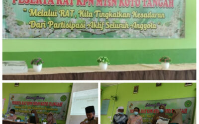 Rapat Anggota Tahunan Koperasi MTsN Koto Tangah Padang