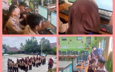 Asesmen Madrasah MTsN 3 Kota Padang Menggunakan CBT: Ujian Hari Pertama Berjalan Lancar