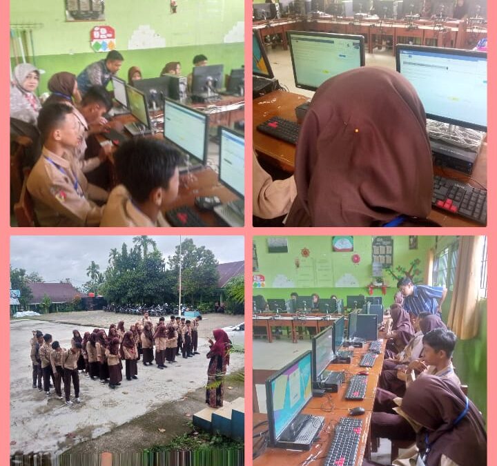 Asesmen Madrasah MTsN 3 Kota Padang Menggunakan CBT: Ujian Hari Pertama Berjalan Lancar