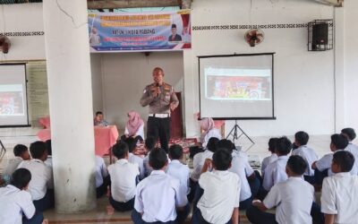 Dirlantas Polda Sumbar Gelar Sosialisasi Keselamatan Berlalu Lintas di MTsN 3 Kota Padang