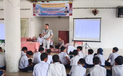 Jasa Raharja Sumbar Sosialisasikan Penjaminan Kecelakaan di MTsN 3 Kota Padang