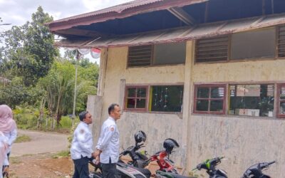 Tim Sarana Prasarana Kanwil Kemenag Sumbar Tinjau Kondisi Bangunan MTsN 3 Kota Padang